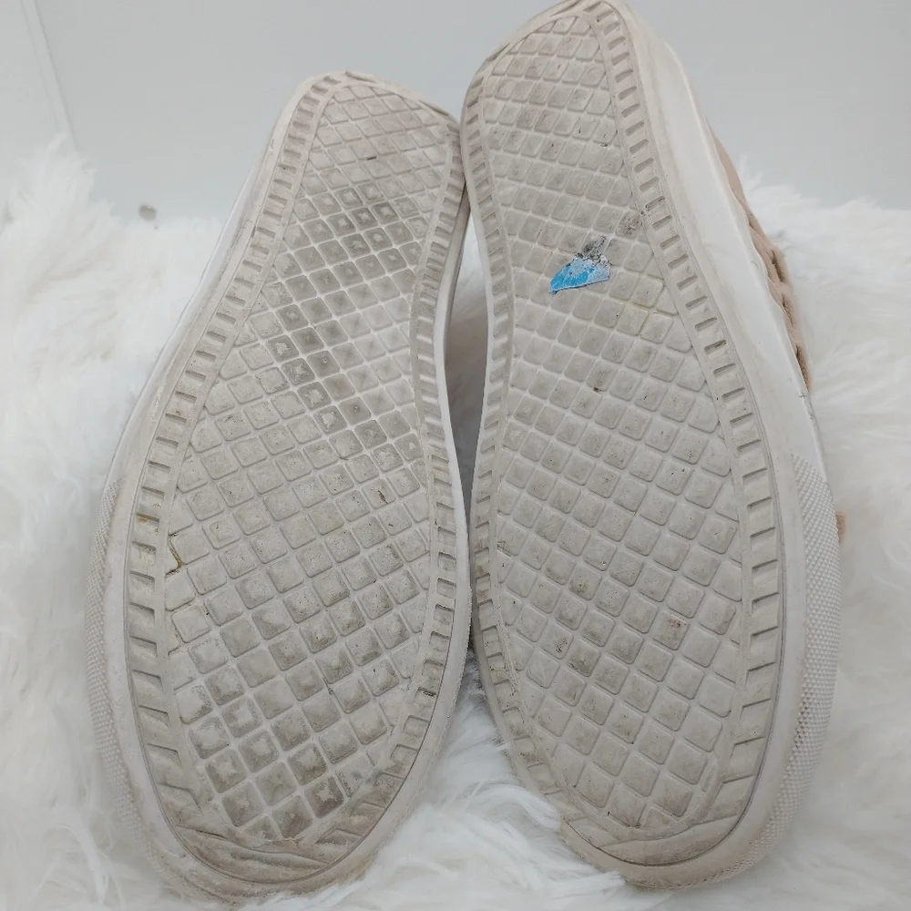 Steve Madden Lancer Blush Pinkish Tan Trainers Sneakers Lace Up Women's Size 6.5 - Picture 9 of 9